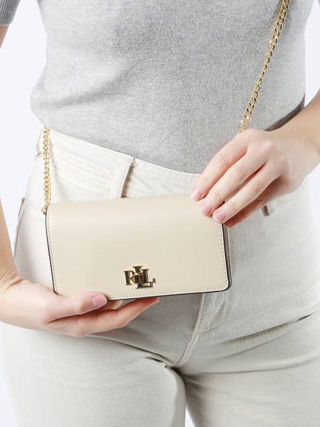 Cross Body Tas Dryden Leder Lauren ralph lauren Beige dryden 32915377 ander zicht 1